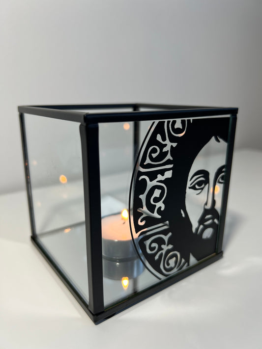 Small Christ Candle/Kandili Holder (Signature Collection)