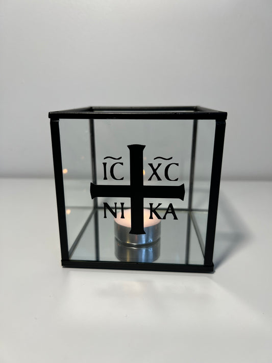 Small IC XR NI KA Candle/Kandili Holder (Signature Collection)