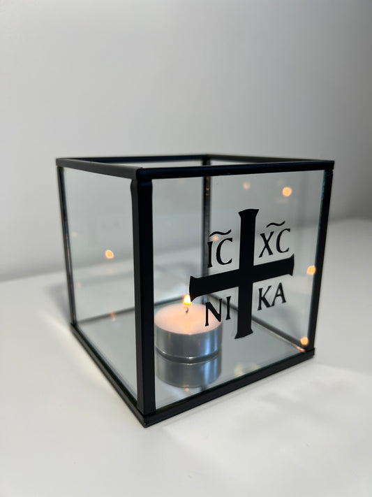 Small IC XR NI KA Candle/Kandili Holder (Signature Collection)