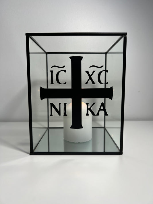 Large IC XR NI KA Candle/Kandili Holder (Signature Collection)