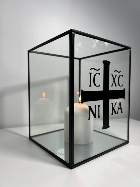 Large IC XR NI KA Candle/Kandili Holder (Signature Collection)