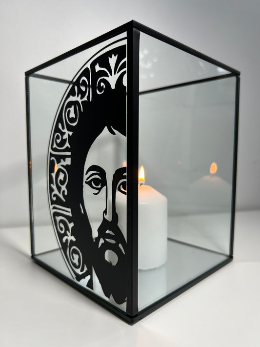 Large Christ Candle/Kandili Holder (Signature Collection)